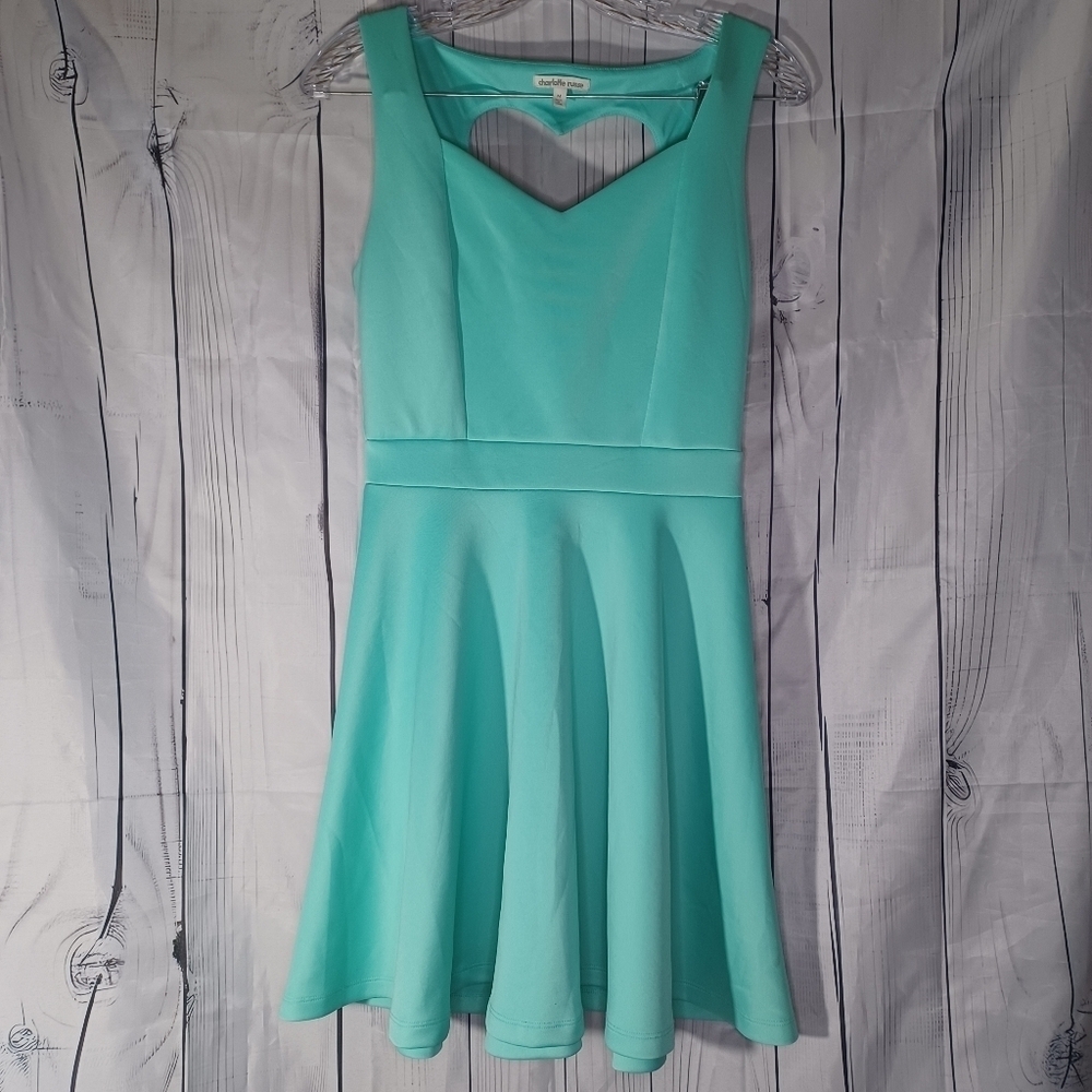 Charlotte Russe sleeveless heart Cut out dress